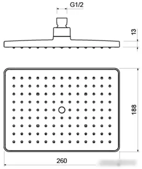 Душевая лейка Aquatek AQ2087CR - фото товара