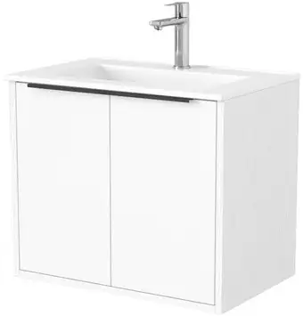 Дабер Тумба под умывальник 018 WeltWasser Deilbach 7517-60 Т18.6W.0.5Ч (белый древесный/ручка черная) – изображение в каталоге