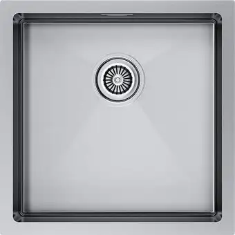 Кухонная мойка Paulmark Gerberg 44 UNI PM254444-BS (стальной/брашированная сталь) - изображение в каталоге