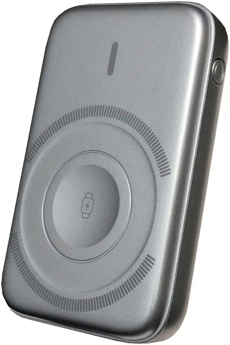 Внешний аккумулятор Roome MagDuo W75 5000mAh (серебристый) – фото товара
