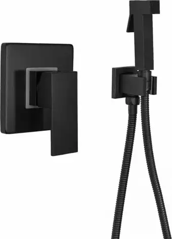 Гигиенический душ Hansberge H3070 (черный матовый) - изображение в каталоге