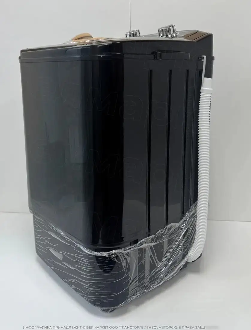 Активаторная стиральная машина LAD WM-4601W Process Black C - фото товара