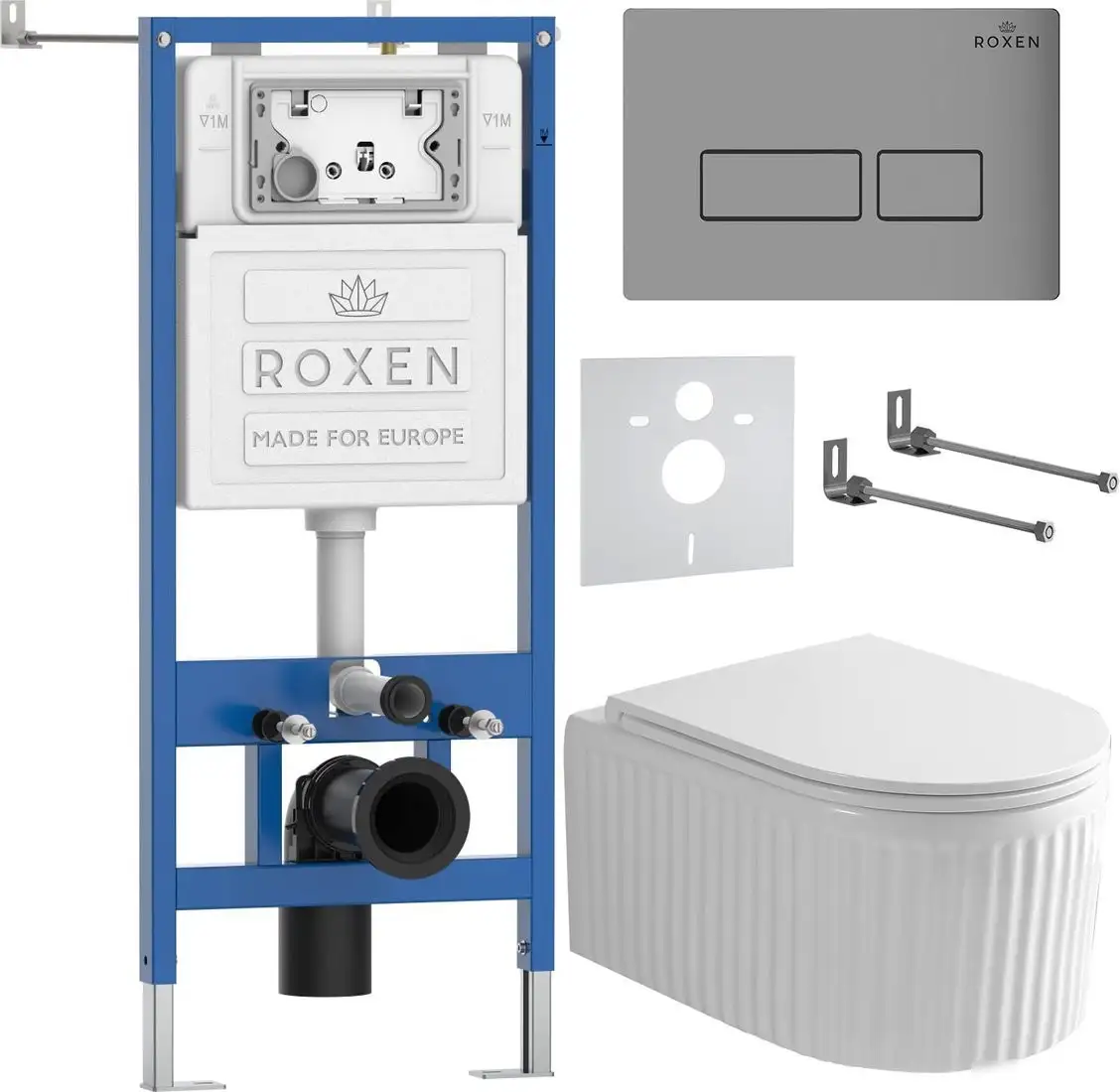 Унитаз подвесной Roxen StounFix Dual Fresh 968214 - фото товара