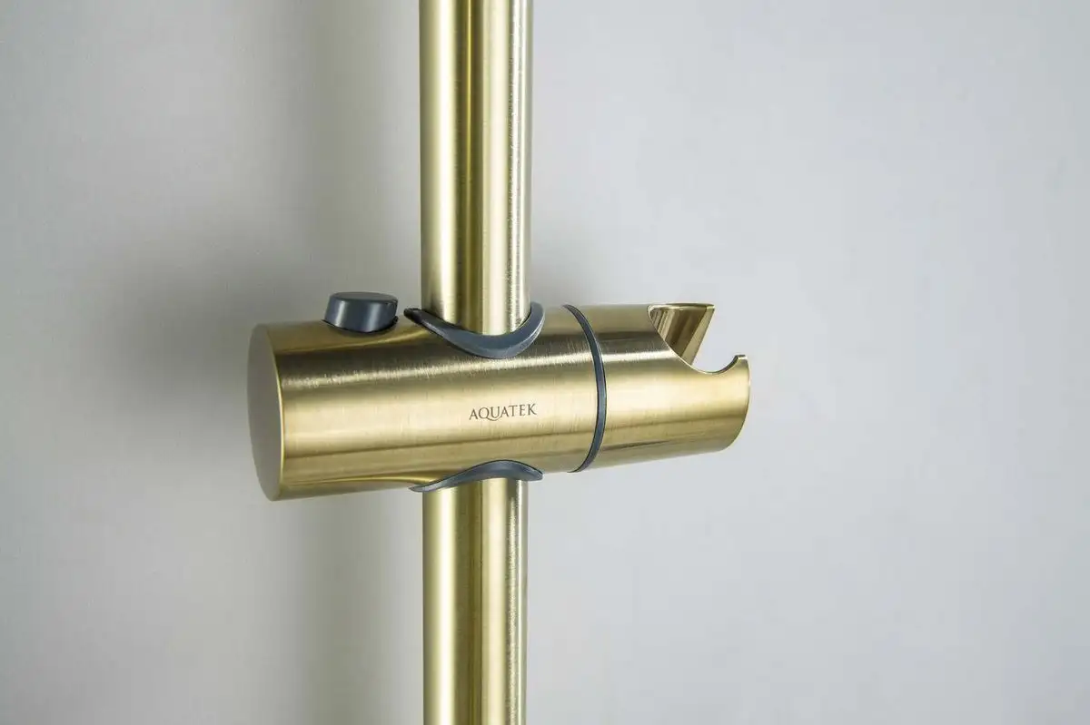 Душевой гарнитур Aquatek Оберон AQ2016BG (золото) - фото товара