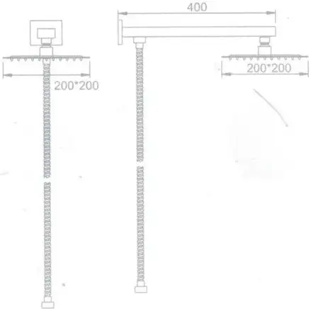 Верхний душ Ledeme L2417 - фото товара