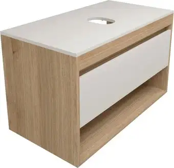 Teymi Тумба под умывальник Ritta 85 T60531 (дуб эврика/белый матовый) – изображение в каталоге
