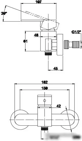 Смеситель Kaiser Sonat (бронза) [34077-1 Br] - фото товара