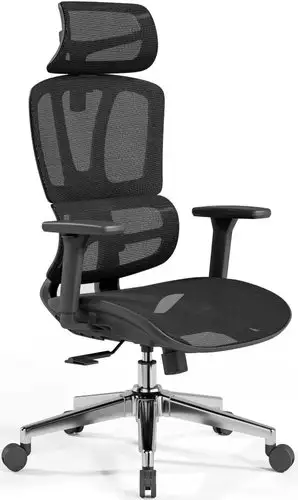Офисное кресло SitUp Palma Black Chrome (сетка Black/Black) – изображение в каталоге