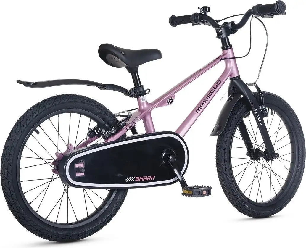 Детский велосипед Maxiscoo Shark Sport 18 2025 MSC-SH1843 (розовый жемчуг) – фото товара