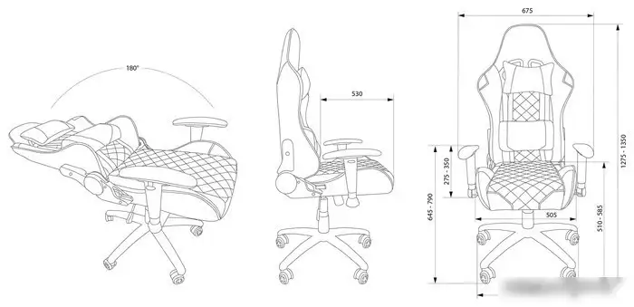 Кресло CACTUS CS-CHR-030BL (черный) – фото товара