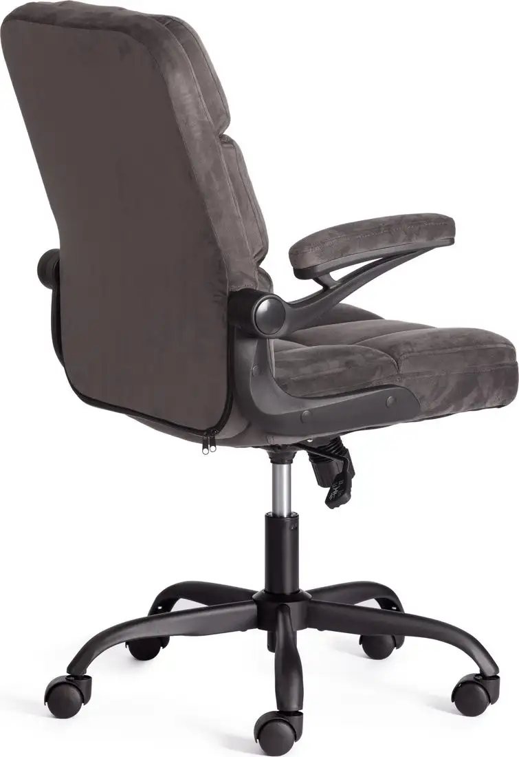 Офисное кресло TetChair Lugano (велюр, темно-серый) – фото товара