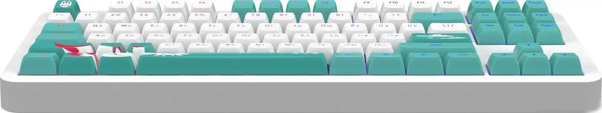 Клавиатура Red Square Alumix TKL Classic Kitsune (белый, g3ms Aquamarine) – фото товара