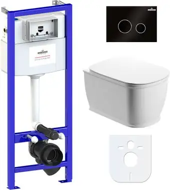 Унитаз Lavinia Boho Relfix Bell Pro Rimless 6 в 1 77040048 - изображение в каталоге