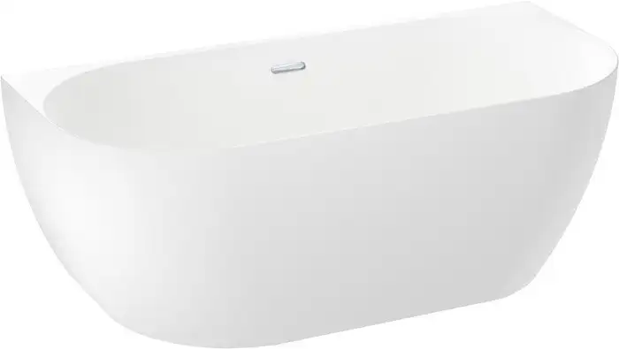 Ванна Wellsee Belle Spa 3.0 170x80 235901001 (пристенная ванна белый глянец, экран, ножки, сифон-автомат хром) - фото товара