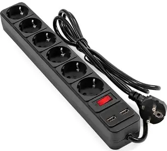 Сетевой фильтр ExeGate SP-6-USB-1.8B – изображение в каталоге