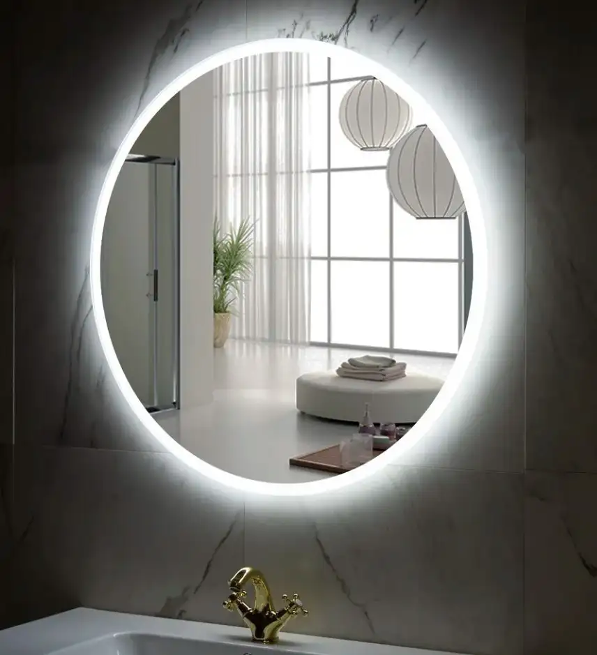 Пекам Зеркало Ring 70x70 ring-70x70M (с подсветкой, с многофункциональной панелью) – фото товара