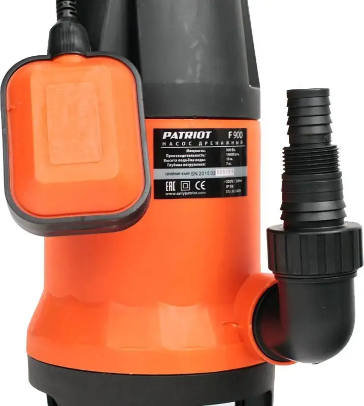 Дренажный насос Patriot F900 - фото товара