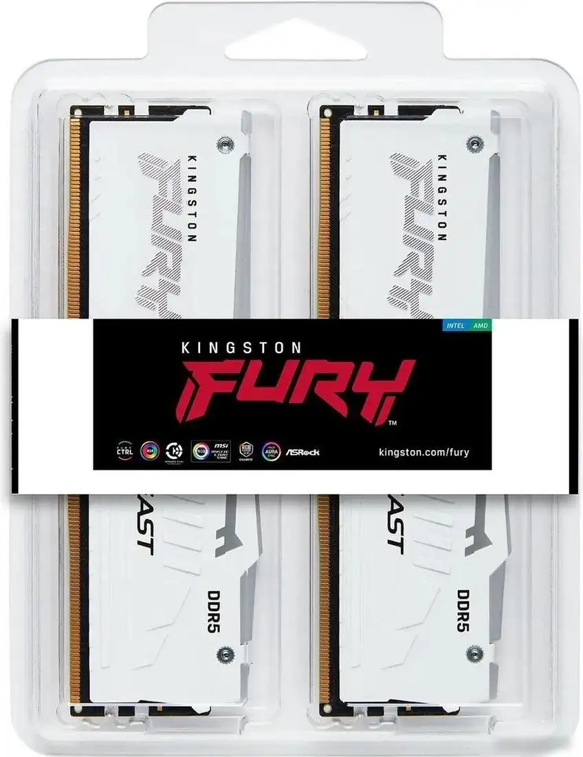Оперативная память Kingston FURY Beast RGB 2x16ГБ DDR5 6000 МГц KF560C36BWE2AK2-32 – фото товара