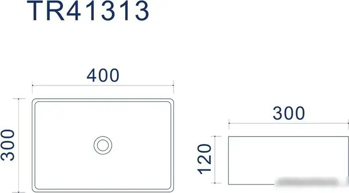 Умывальник Uptrend Roma (глянцевый белый) - фото товара