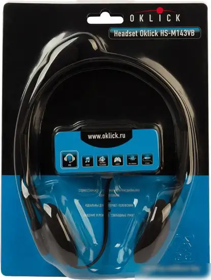 Наушники Oklick HS-M143VB – фото товара