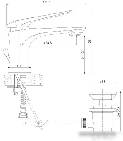 Смеситель Lemark Allegro LM5906CW - фото товара