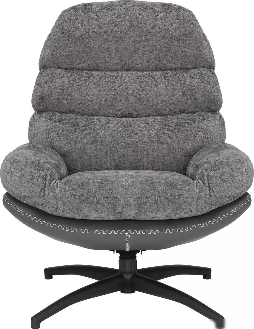 Интерьерное кресло Signal Giselle (серый/серый/черный мат) – фото товара