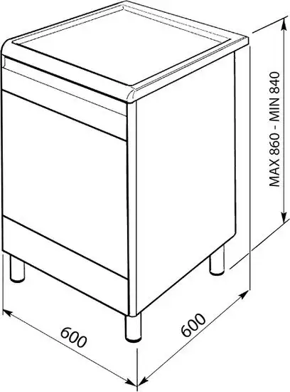 Кухонная плита Smeg CX68M8-1 — фото товара