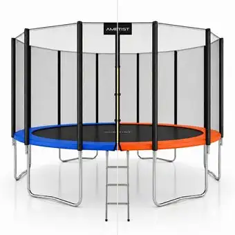 Батут AMETIST Outside D490-16FT (синий/оранжевый) – изображение в каталоге