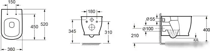 Унитаз Lavinia Boho Bell Pro Rimless 3301002R - фото товара
