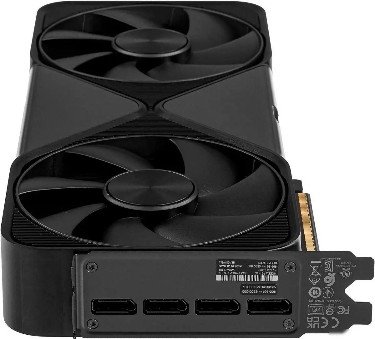 Видеокарта NVIDIA RTX Pro 6000 Blackwell Workstation Founders Edition 96GB GDDR7 900-5G144-2200-000 – фото товара