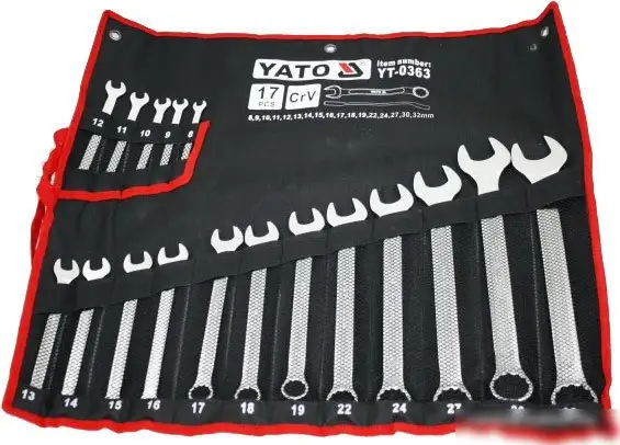 Набор ключей Yato YT-0363 17 предметов – фото товара