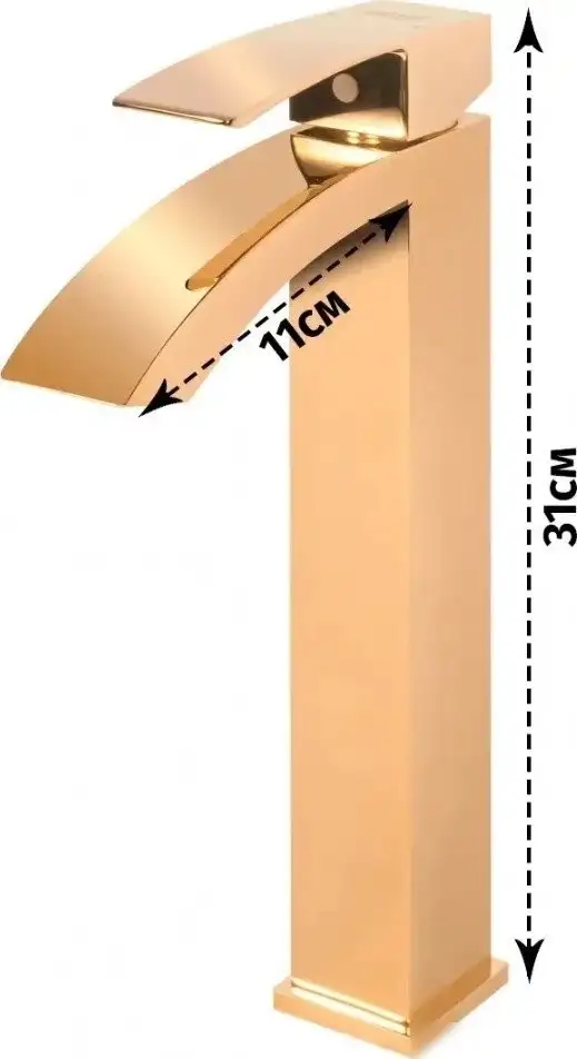 Смеситель Grocenberg GB3007 (золото глянец) - фото товара