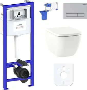 Унитаз Lavinia Boho Relfix One Compacto 7 в 1 87040063 (матовый пластик) - изображение в каталоге