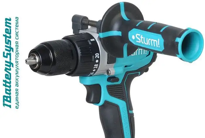 Ударная дрель-шуруповерт Sturm CD2080I (с 2-мя АКБ, кейс) – фото товара