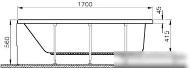 Ванна Vitra Neon 170x70 - фото товара