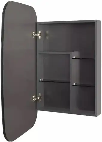 Акватон Шкаф с зеркалом Сохо 60 L 1A258302AJA0L – изображение в каталоге