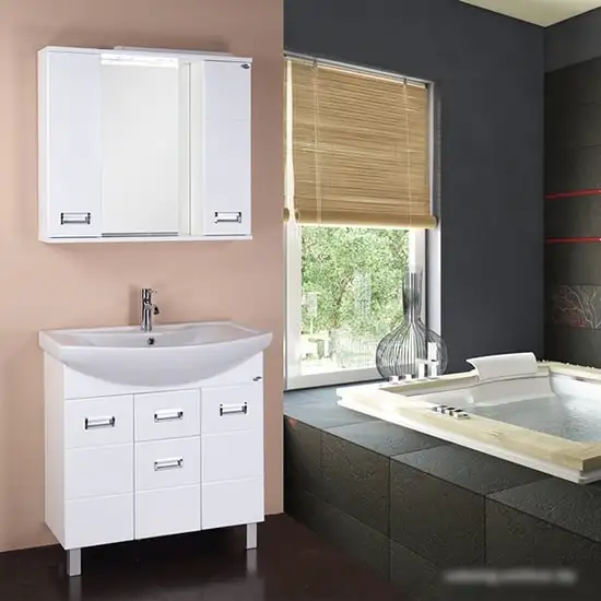 Мебель для ванных комнат Onika Шкаф с зеркалом Балтика 80.01 208024 – фото товара