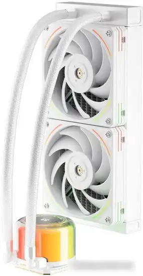 Жидкостное охлаждение для процессора 1stPlayer CC 240 (белый) – фото товара