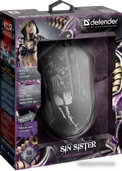 Игровая мышь Defender SinSister GM-933 – фото товара