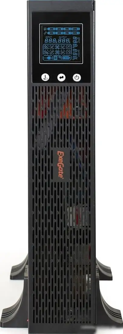 Источник бесперебойного питания ExeGate SinePower UHB-2000.LCD.AVR.C13.RJ.USB.2U – фото товара