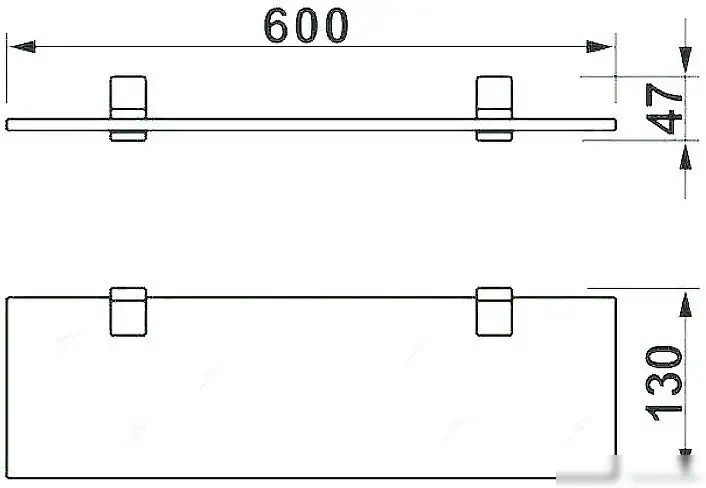 Art&Max Полка Gina AM-G-2737-Nr – фото товара