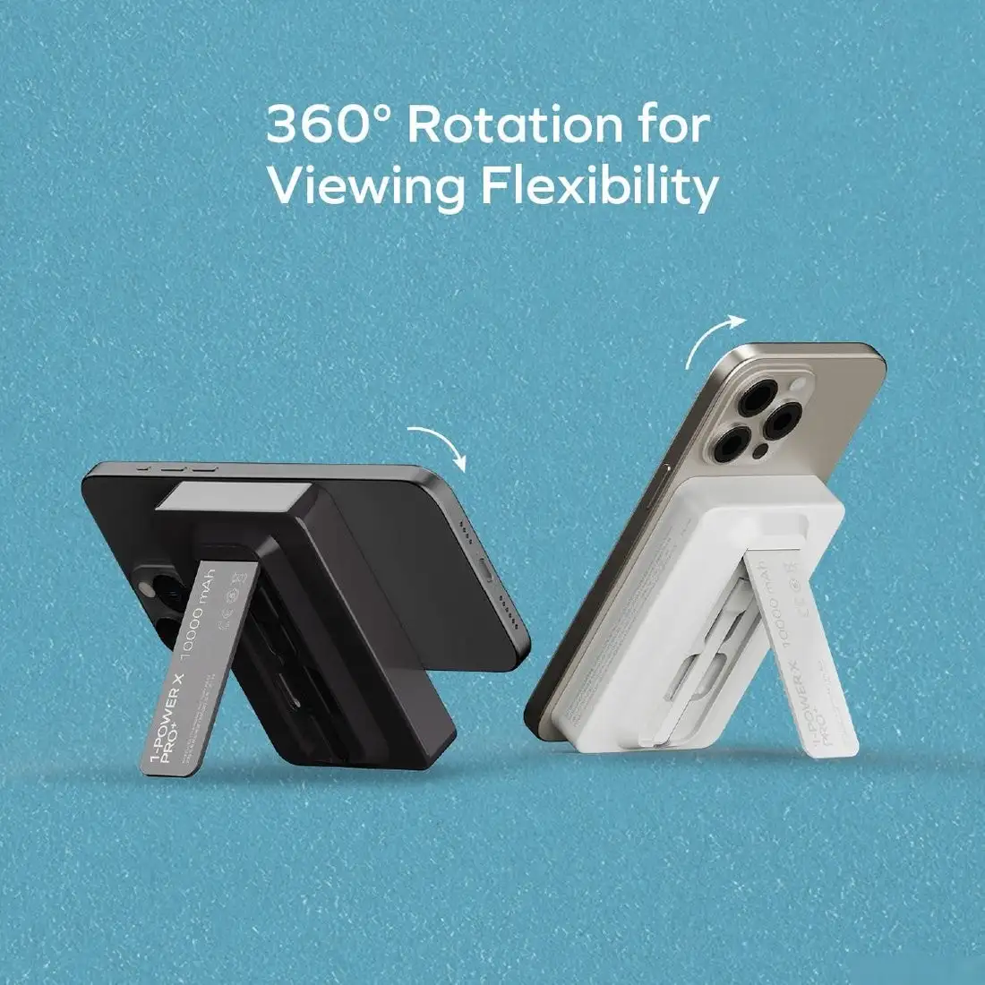 Внешний аккумулятор Momax 1-Power X Pro+ Magnetic Built-In USB-C IP132 10000mAh (белый) – фото товара