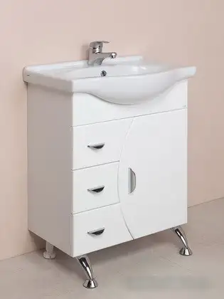 Onika Тумба под умывальник Луна 60.106 (белый) [106005] – фото товара