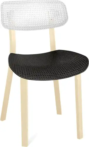 Стул Sheffilton SHT-S85 (белый/черный/бежевый) – изображение в каталоге