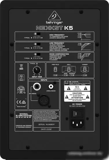 Студийный монитор BEHRINGER K5 – фото товара