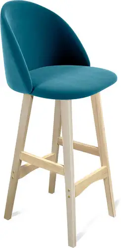 Стул Sheffilton SHT-ST35/S65 (тихий океан/прозрачный лак) – изображение в каталоге