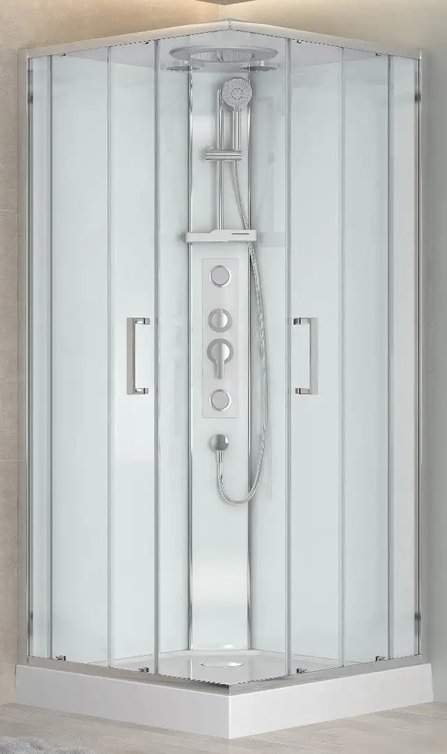 Душевая кабина Adema Витте Квадро 90 (белый/прозрачное стекло) - фото товара