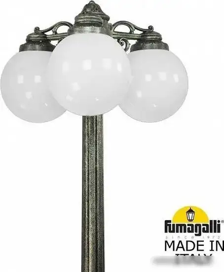 Городской фонарь Fumagalli Globe RICU BISSO/G250 3L DN FU_G25.157.S30.BYF1RDN – фото товара