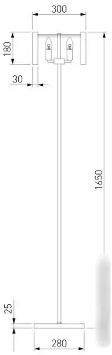 Торшер Евросвет 01116/3