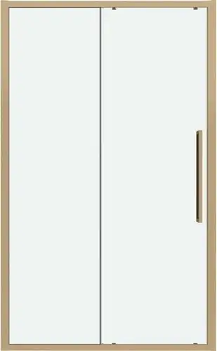 Душевая дверь Grossman Galaxy 100x195 100.K33.01.100.32.00 (золото сатин/стекло прозрачное) - изображение в каталоге